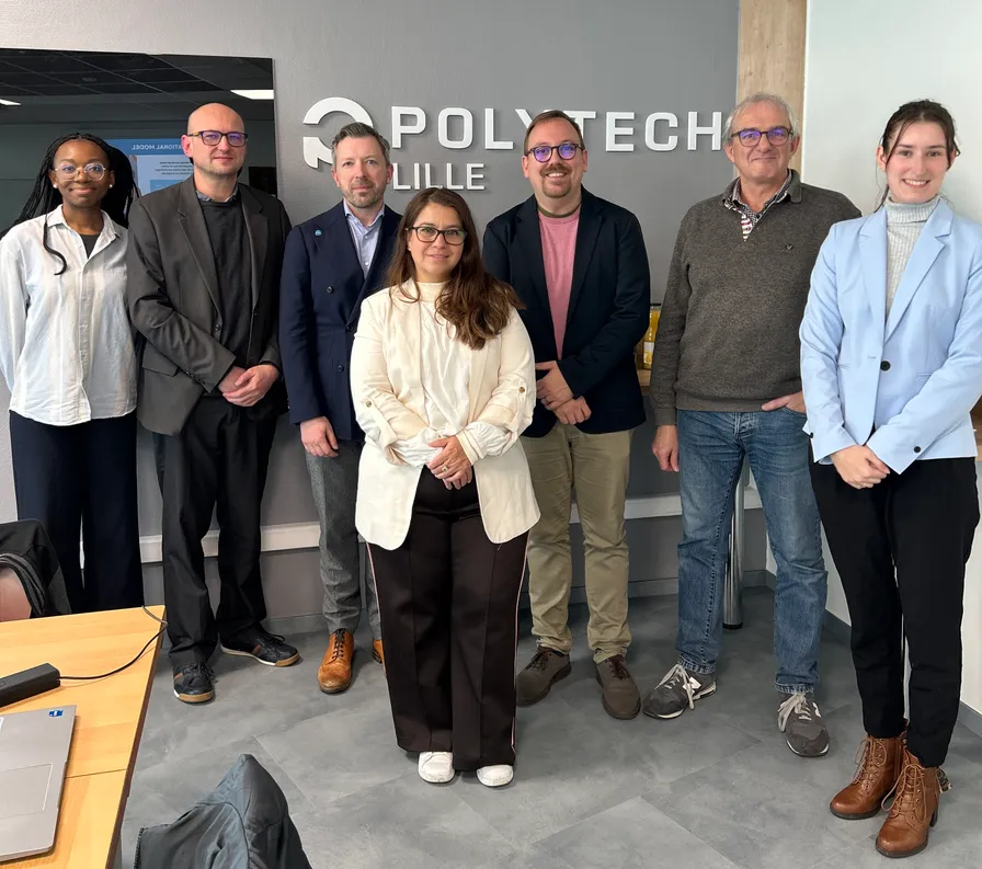 Charlène Poiré from Tecnológico de Monterrey visiting Polytech Lille