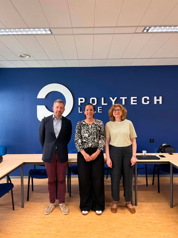Paola Mariana Vargas Castellanos visiting Polytech Lille