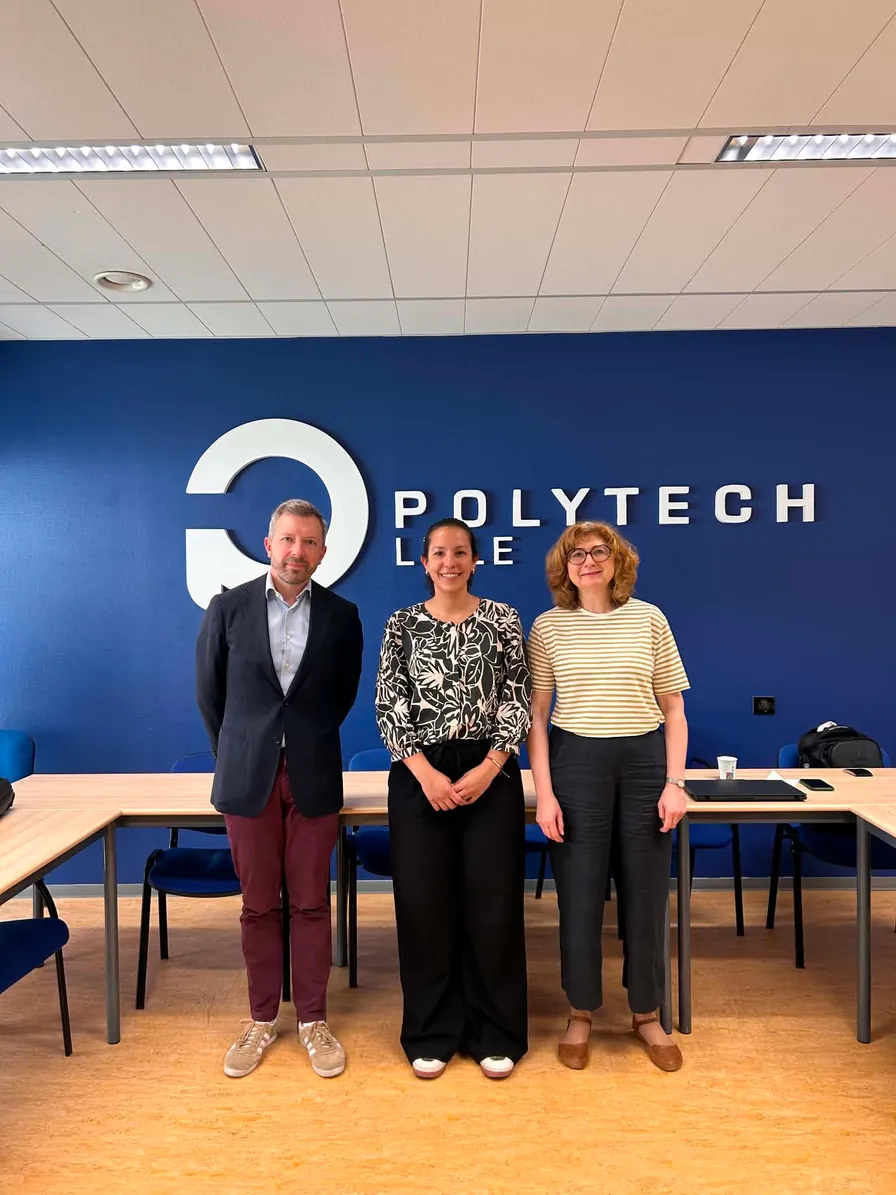 Paola Mariana Vargas Castellanos visiting Polytech Lille