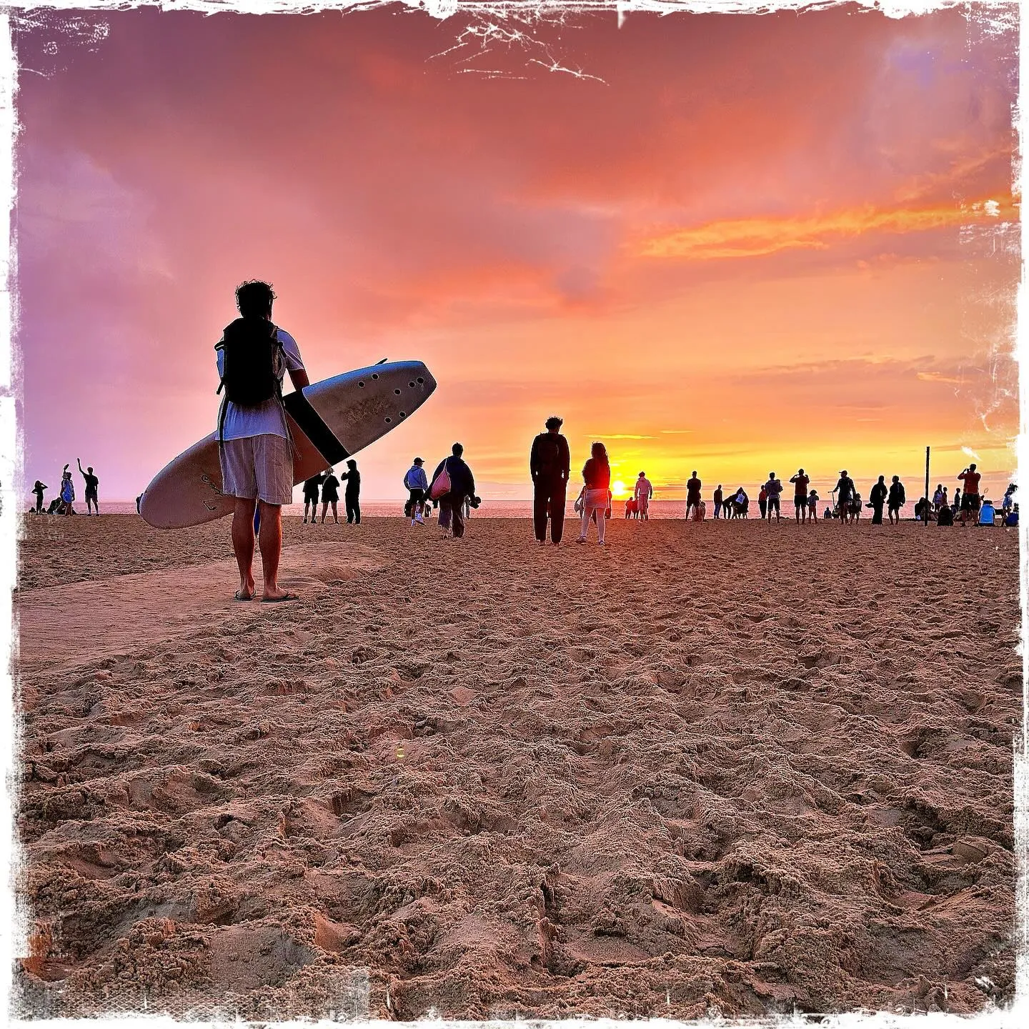 Surfing at Moliets