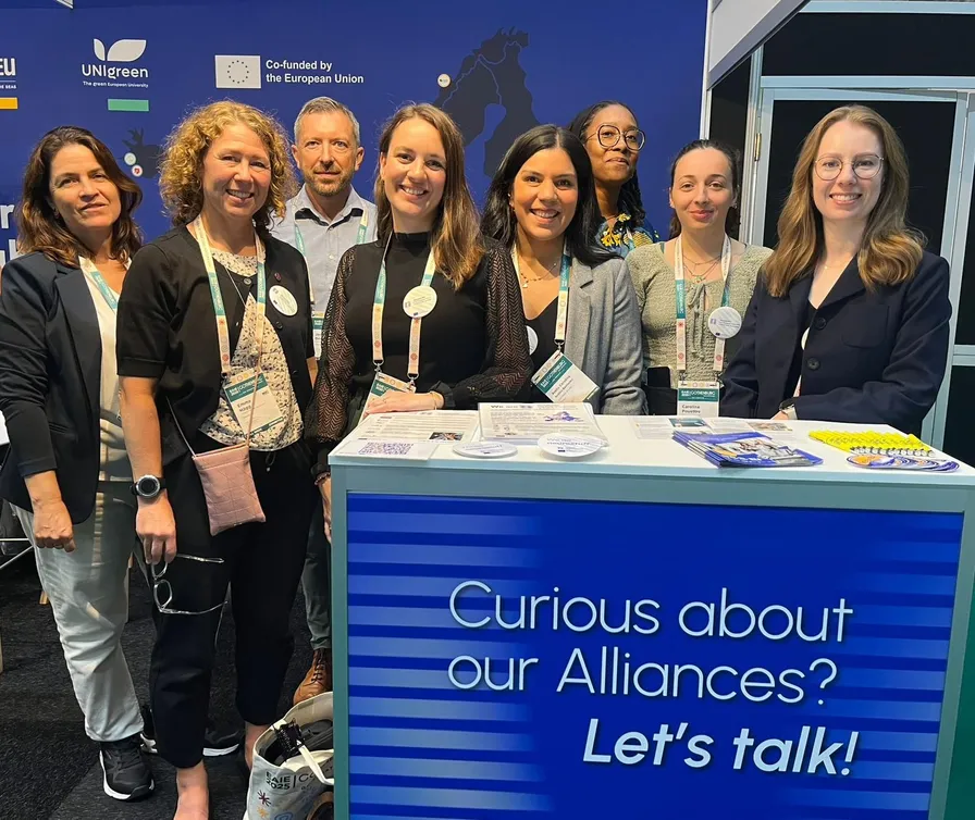 NeurotechEU stand at EAIE 2025